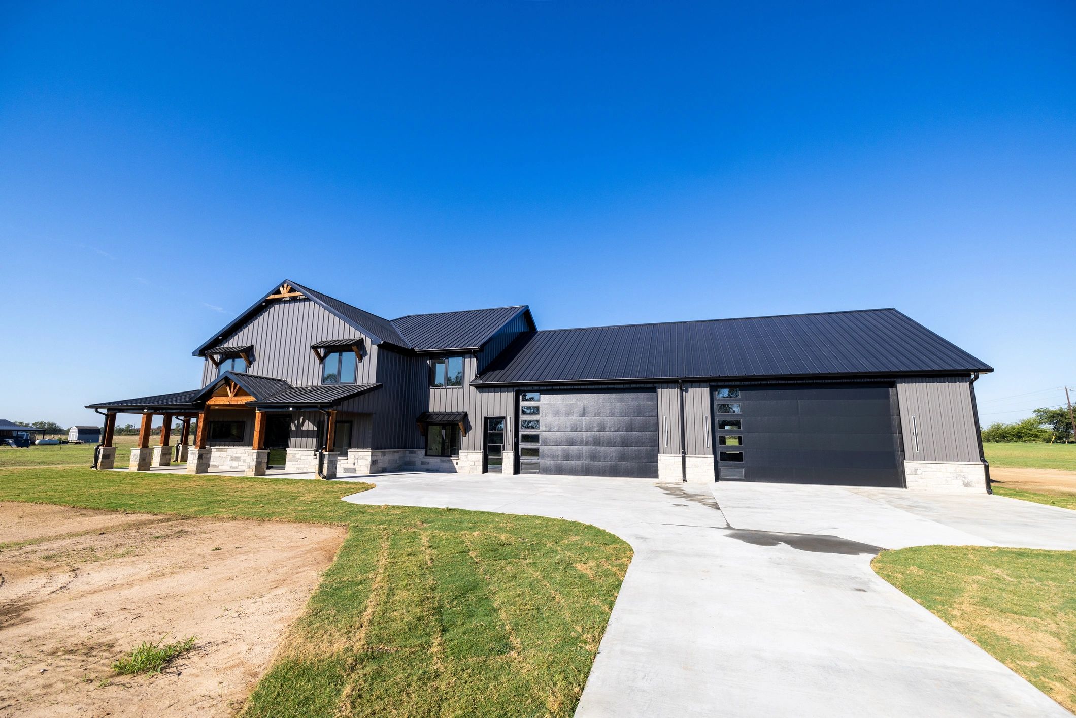 Modern Texas home exterior suitable for remodeling and installation services