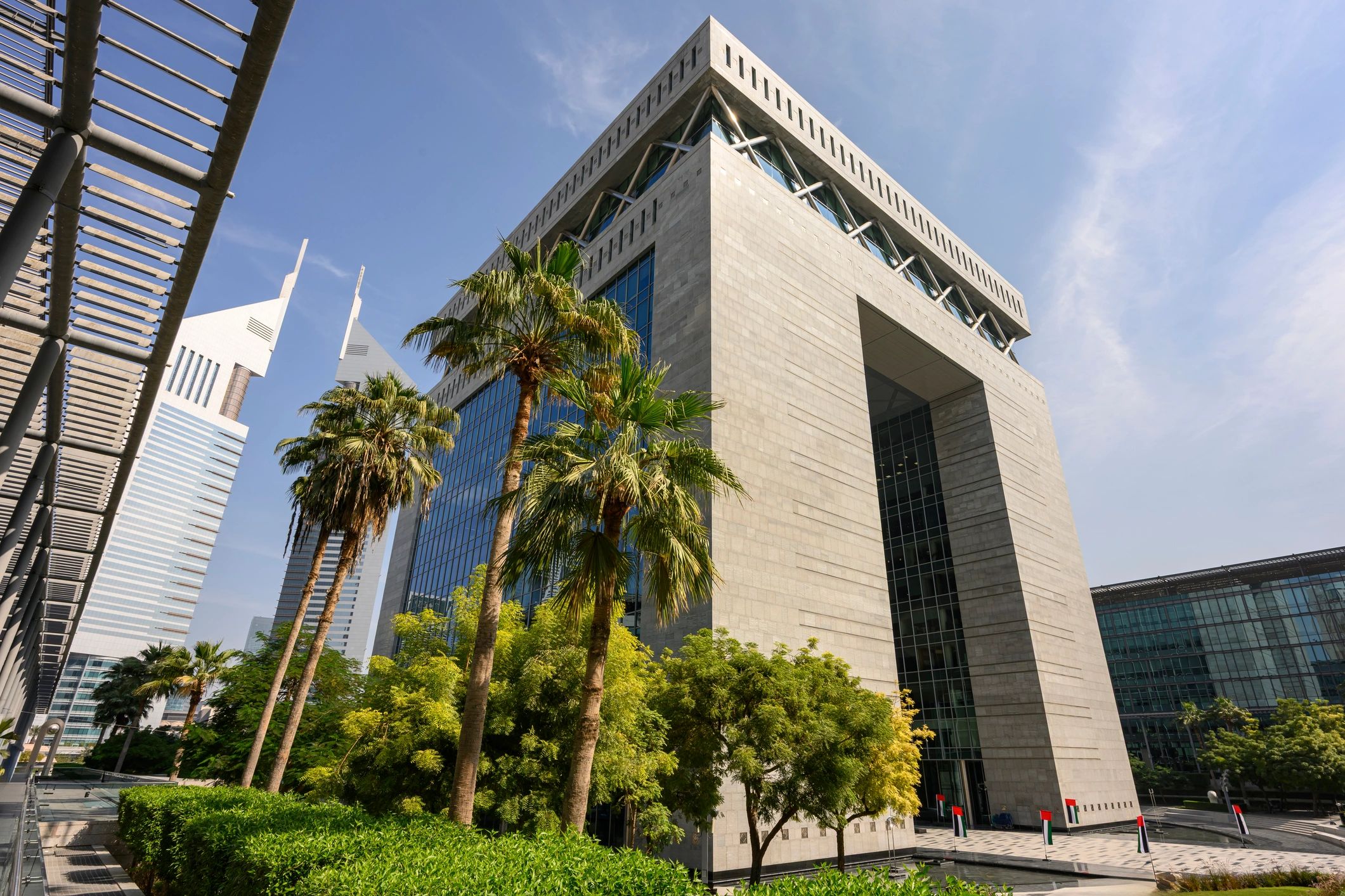 Modern commercial property representing large-scale construction planning
